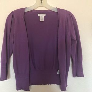 3/4 sleeve cardigan.